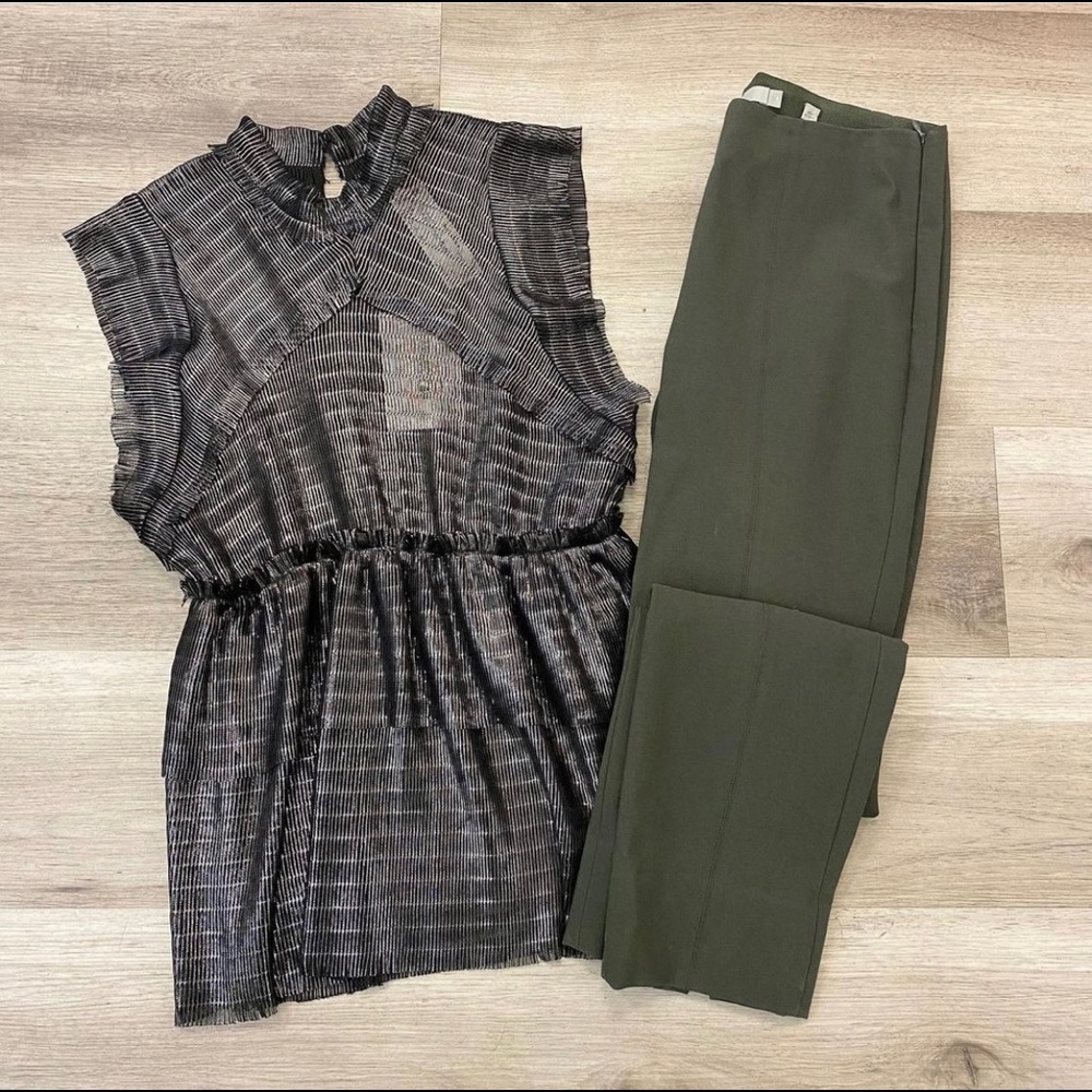 IRO metallic thread top